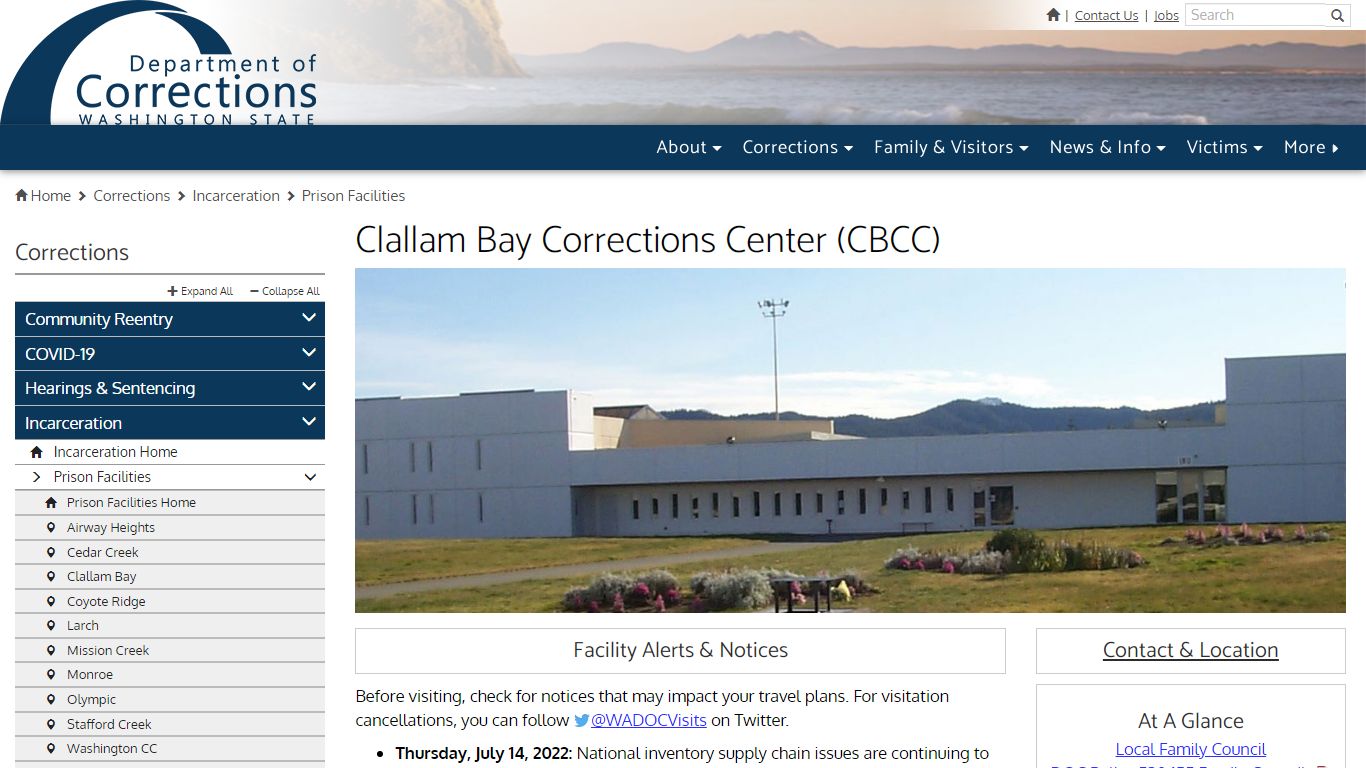 Clallam Bay Corrections Center (CBCC)